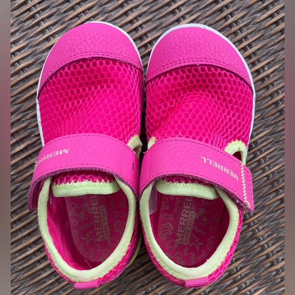 Merrell Baby Girl Bare Steps H2O Sneakers Water Sandals Very Gently Used - Picture 1 of 10